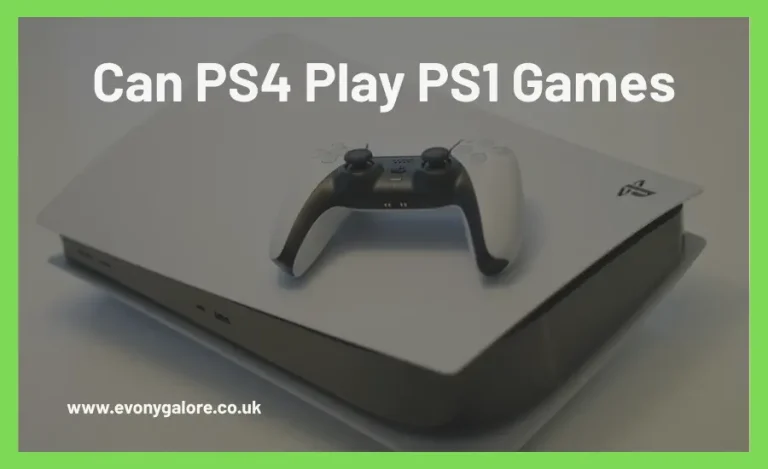 Can PS4 Play PS1 Games