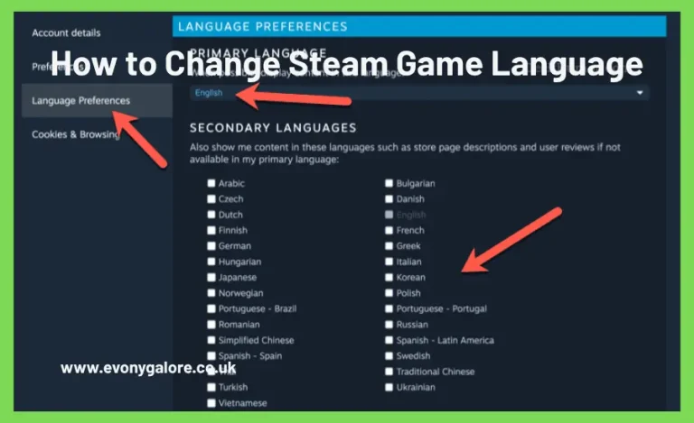 How to Change Steam Game Language