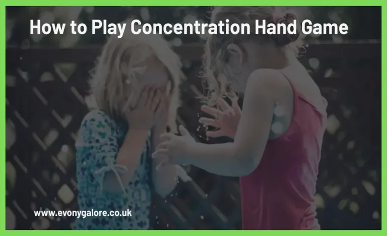 How to Play Concentration Hand Game