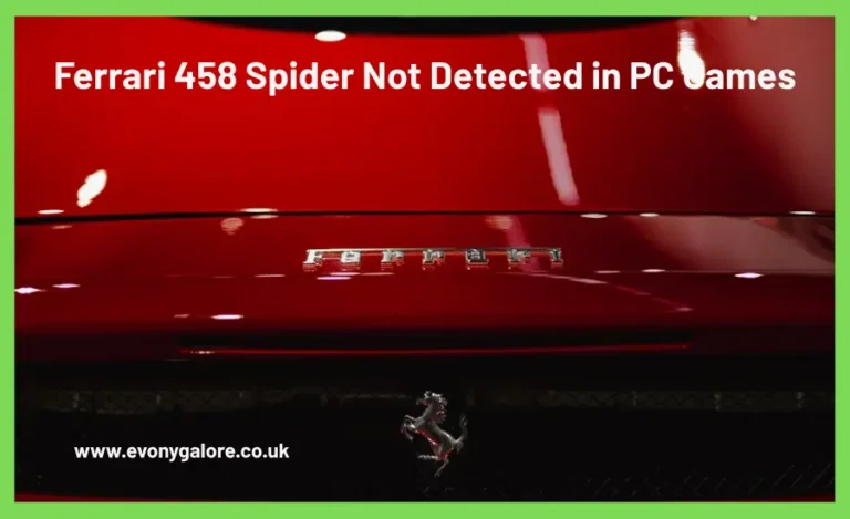 ferrari-458-spider-not-detected-in-pc-games