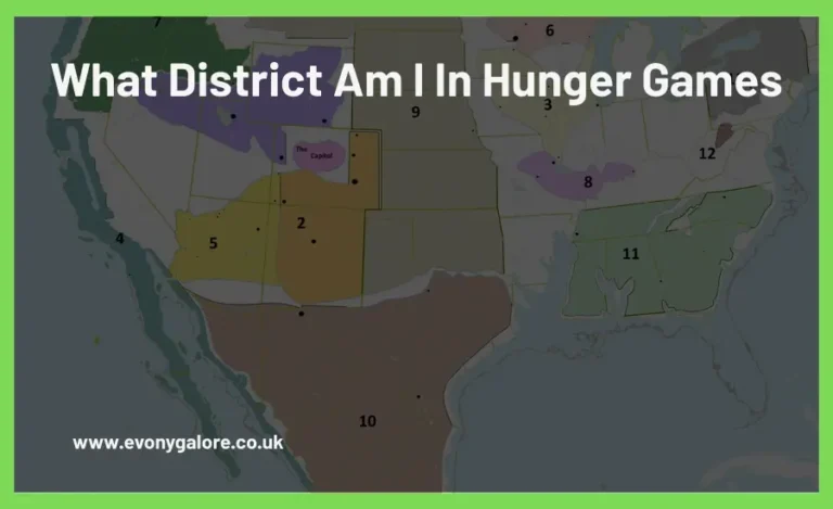 What District Am I In Hunger Games