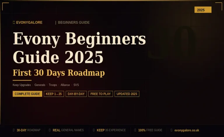 Evony Keep Upgrade Guide