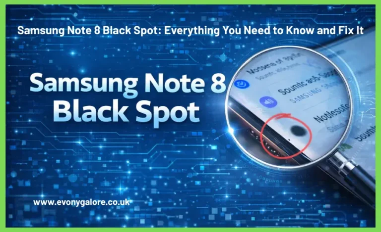 Samsung Note 8 Black Spot
