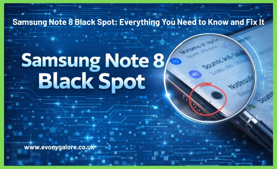 Samsung Note 8 Black Spot